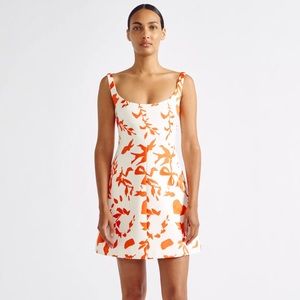 NWOT Emilia Wickstead Talia Printed A-Line Mini Dress